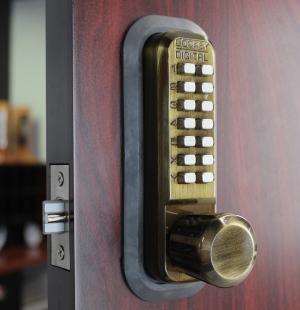 Lockey 2830 Keyless Mechanical Digital Spring Latch Knob Lock 